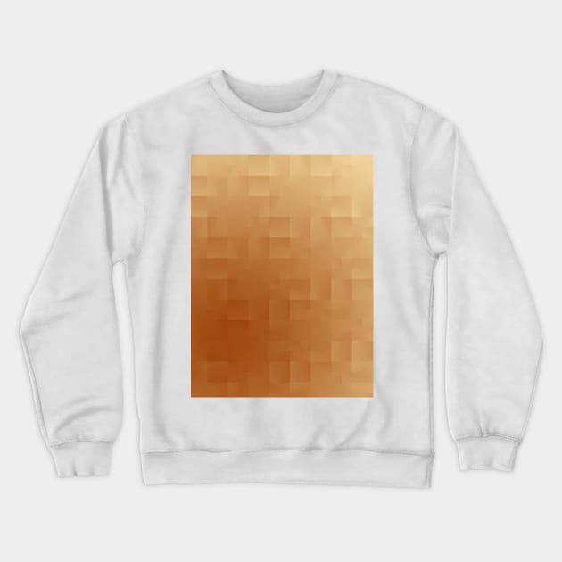 Abstract beige pattern of squares Crewneck Sweatshirt by Hujer